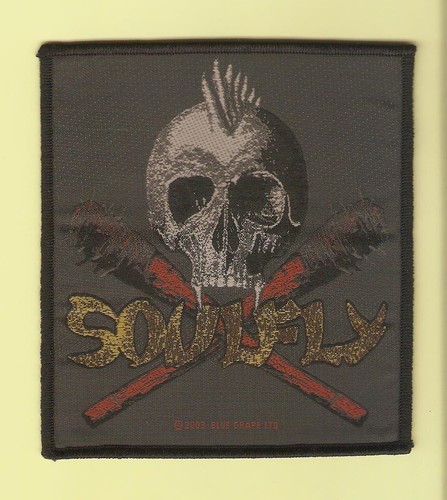 Soulfly 2003 aufnäher patch - soulfly, ©2003