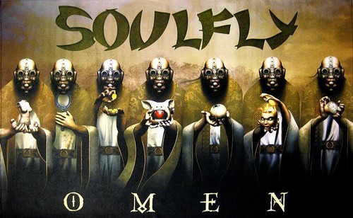 Soulfly flagge fahne omen - fahne,