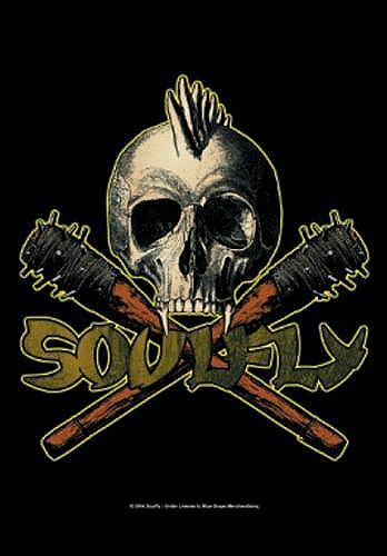 Soulfly flagge fahne logo dark - flagge,