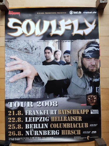 Soulfly konzertposter - ,