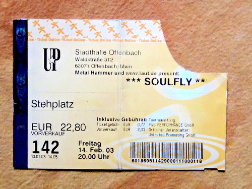 Soulfly stadthalle - soulfly,