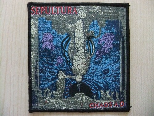 Sepultura chaos aufnäher - chaos.a.d.,