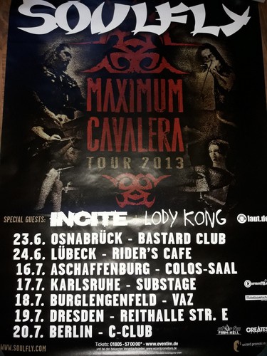 Soulfly maximum cavalera - maximum, tour